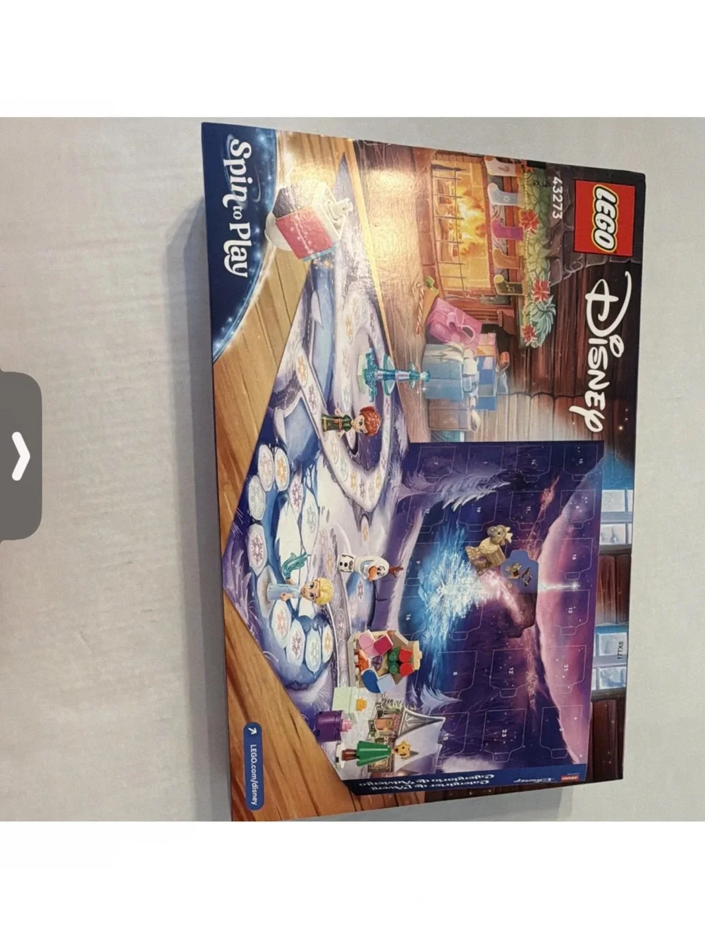 LEGO Disney Frozen Advent Calendar Box - Purple, White, Blue